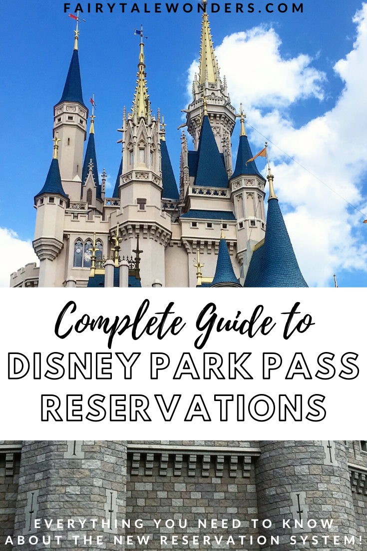 How to use the New Disney Park Pass Reservation System! - Fairytale Wonders